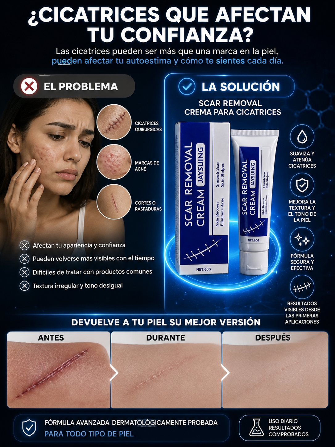 Crema Correctora y Regeneradora de Piel